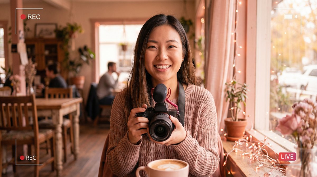 国产自拍生活vlog视频 | 咖啡馆的午后时光